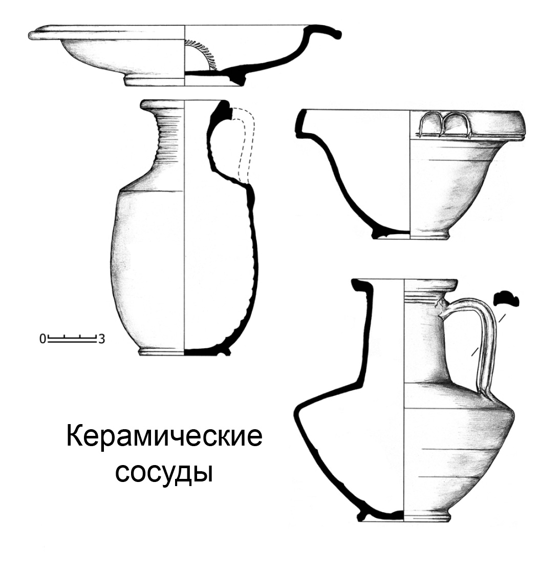 керамические сосуды из могильника Долинное.jpg